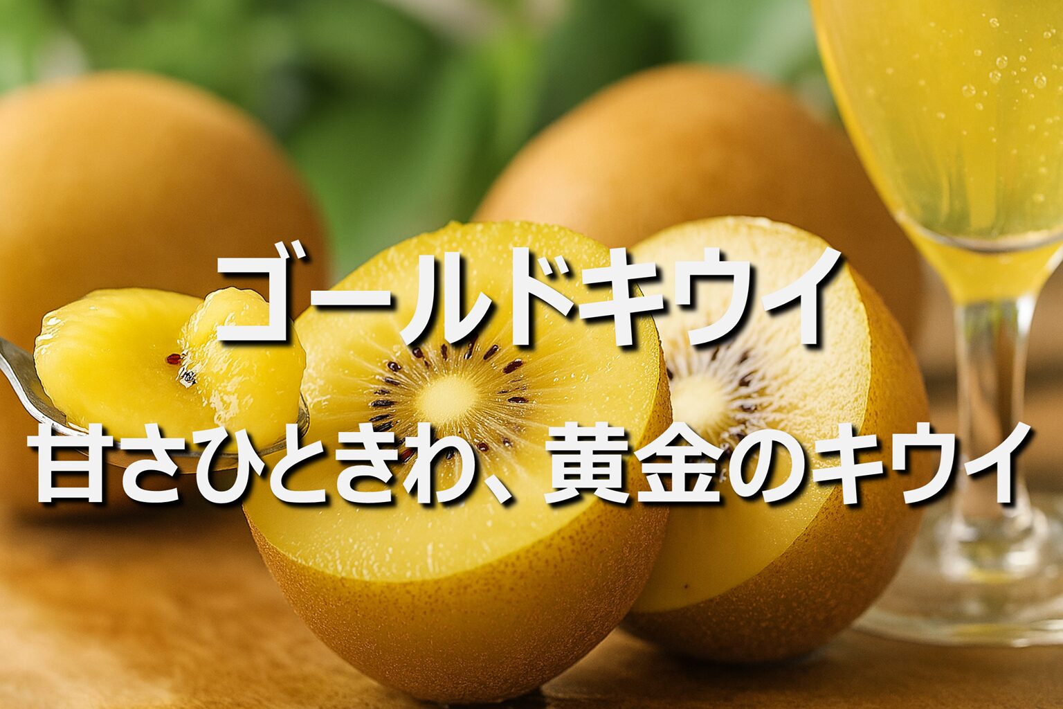 【ゴールドキウイ】旬の時期・栄養｜甘さ際立つ人気キウイの魅力
