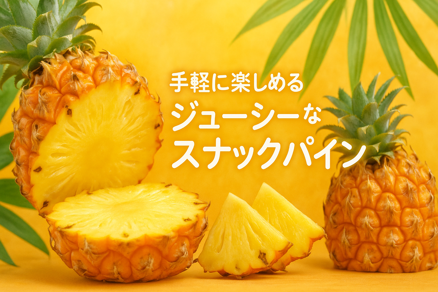 手でちぎって楽しい！スナックパインの特徴と食べ方
