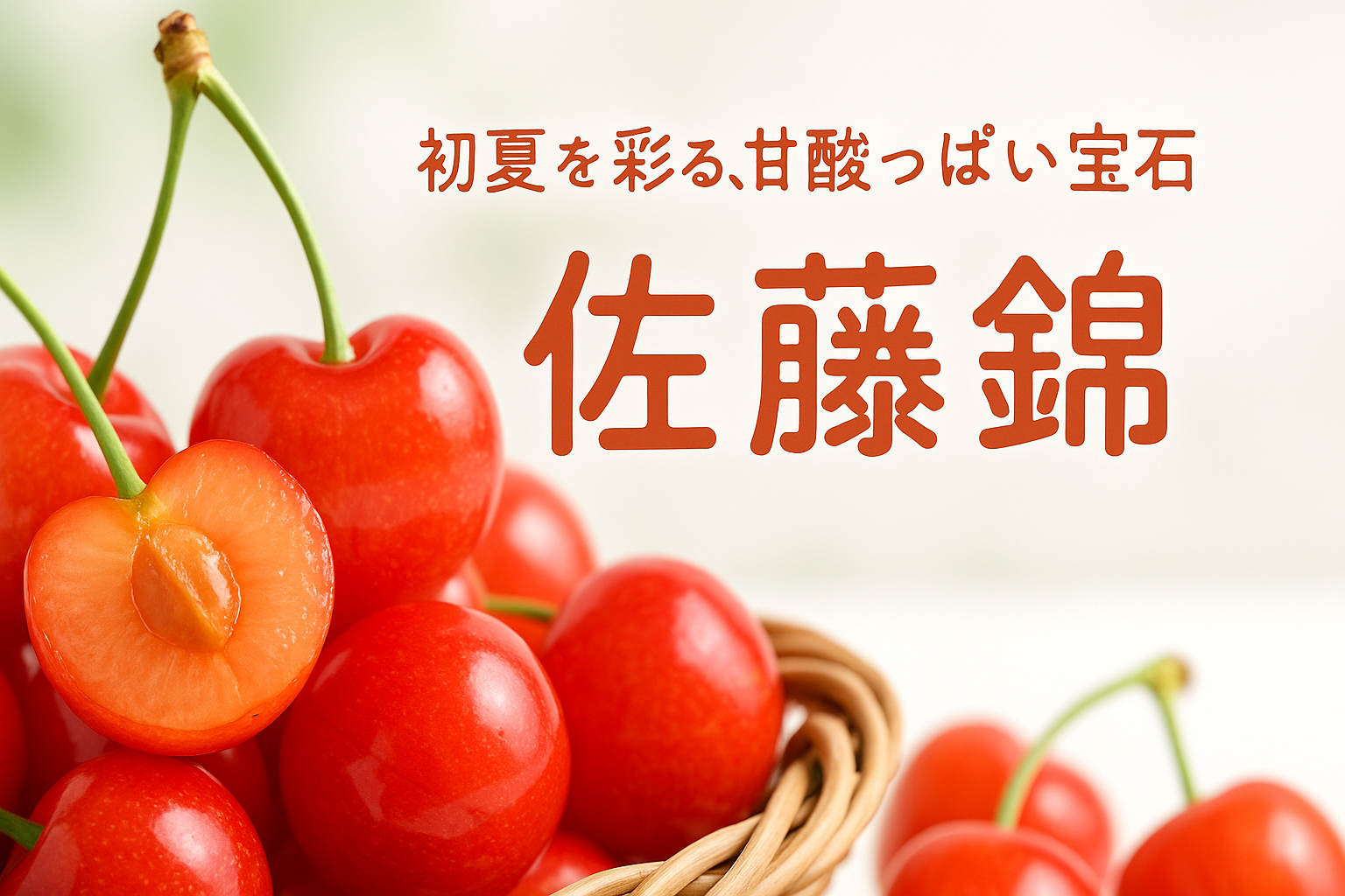 佐藤錦の旬と魅力｜山形発さくらんぼの人気品種を徹底紹介
