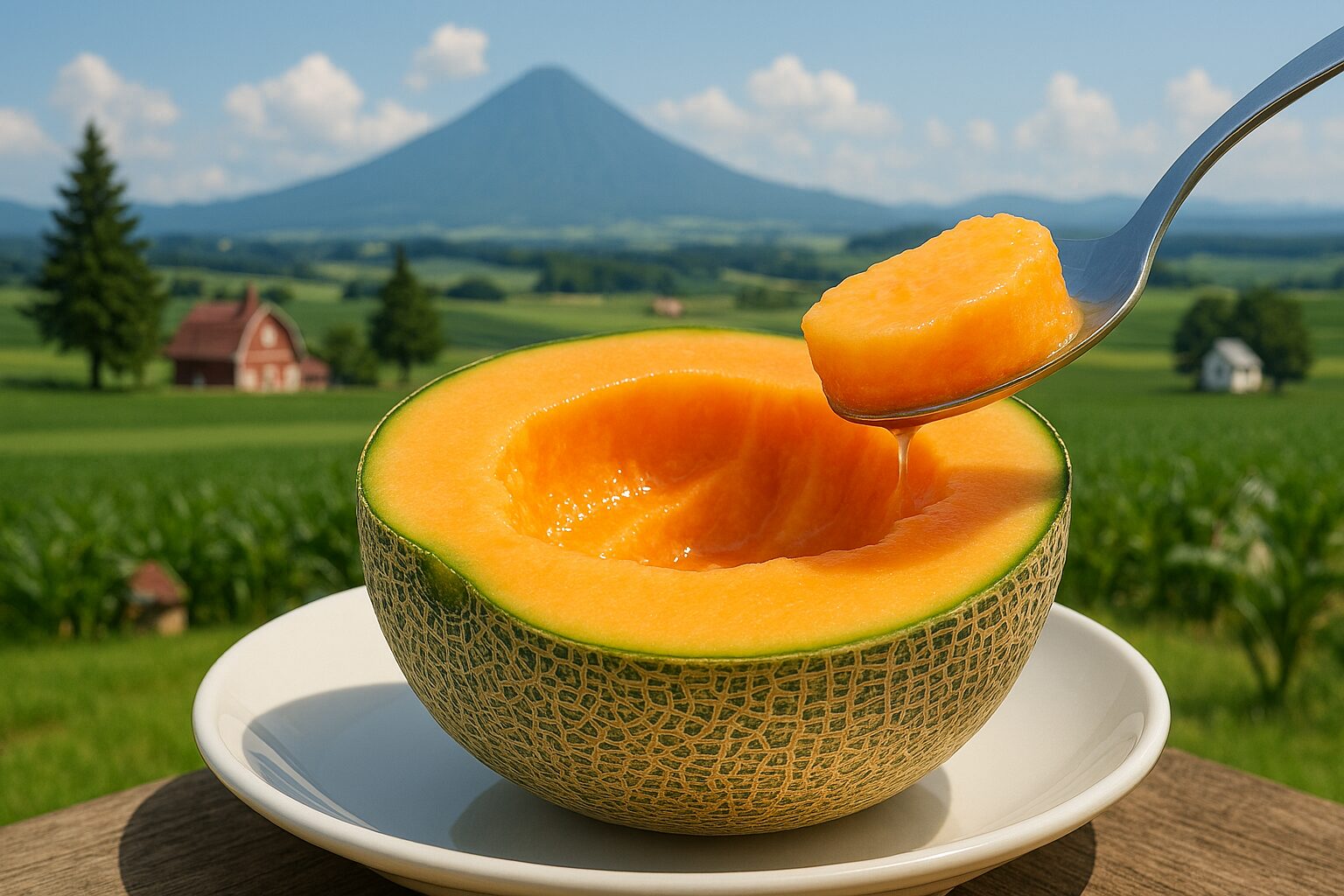 【夕張メロン│北海道名産のご褒美フルーツ】旬の時期・特徴