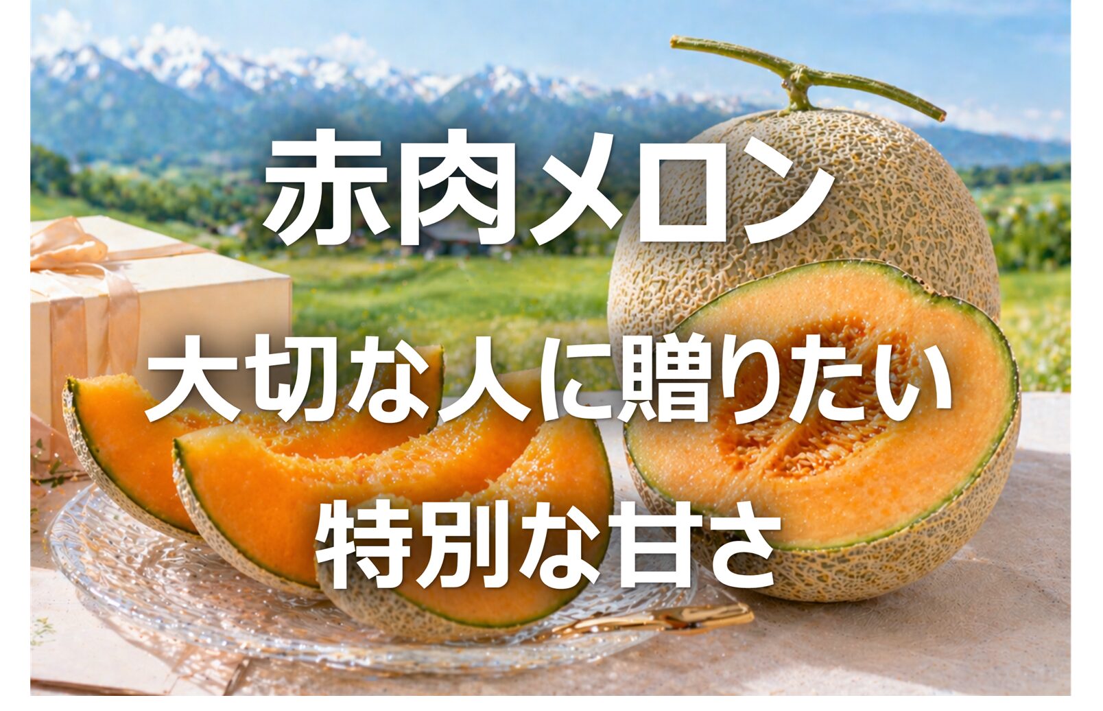 【赤肉メロン】北海道名産・旬の時期・品種/特徴をご紹介