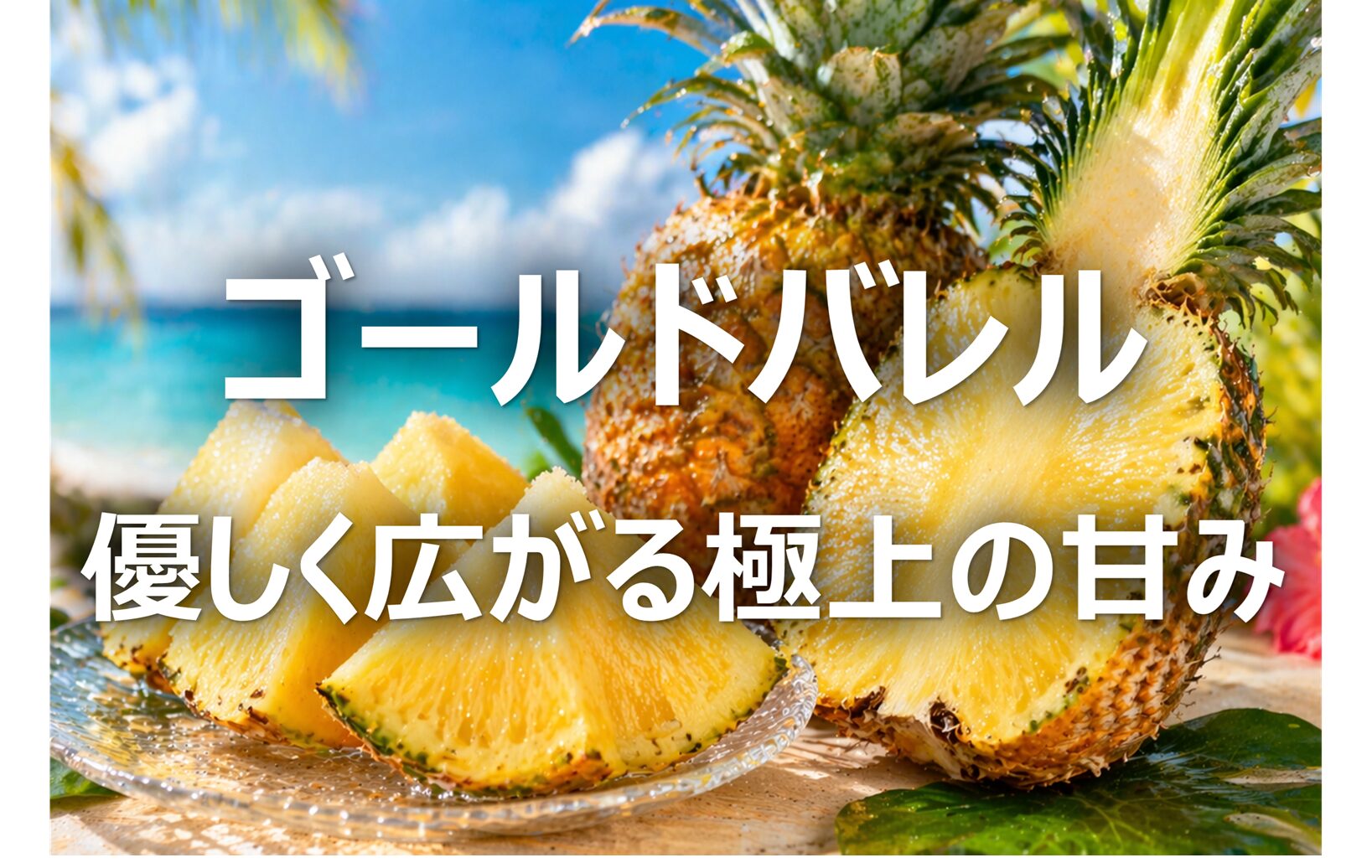 【ゴールドバレル＿パイナップル】沖縄名産・旬の時期・特徴・食べ頃