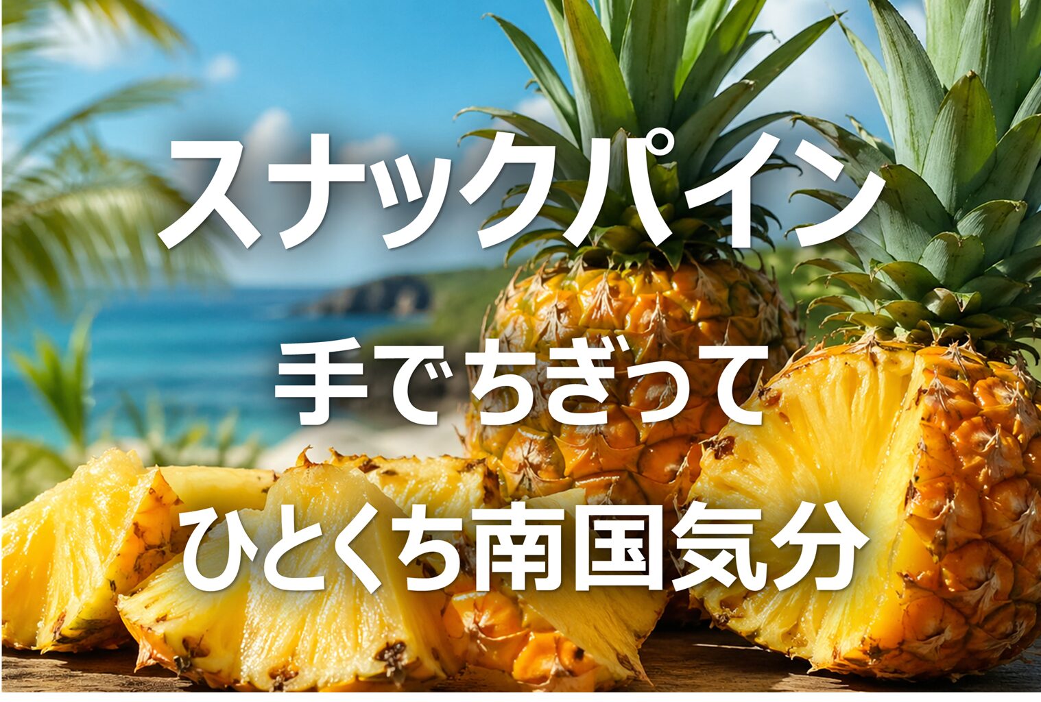 【スナックパイン｜手でちぎれる沖縄パイン】旬の時期・特徴と魅力