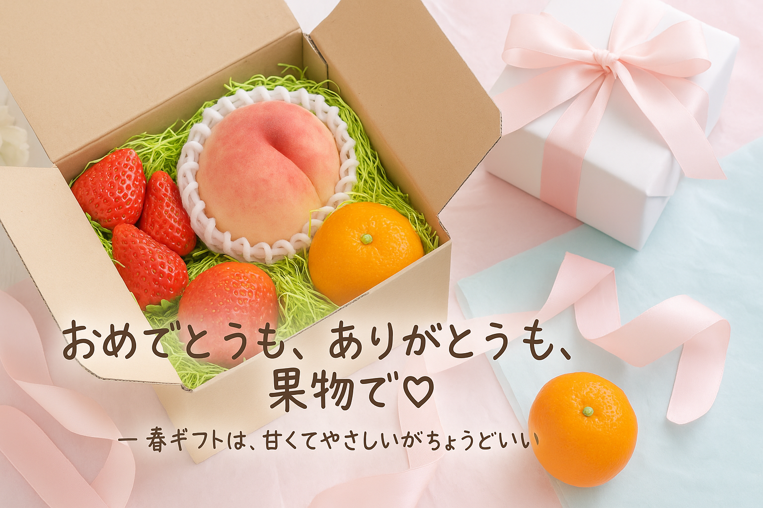 【2025年】春のフルーツギフトおすすめ５選｜お菓子
