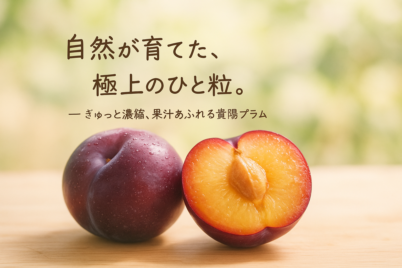 幻のすもも「貴陽プラム」旬や特徴・産地と選び方ガイド