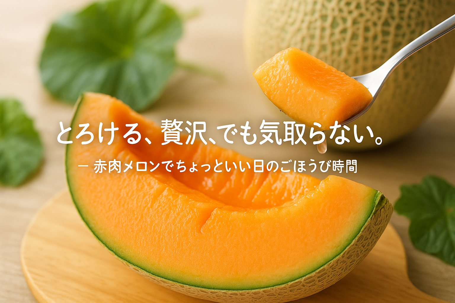 赤肉メロンの旬と選び方｜甘くて濃厚な絶品スイーツ果実