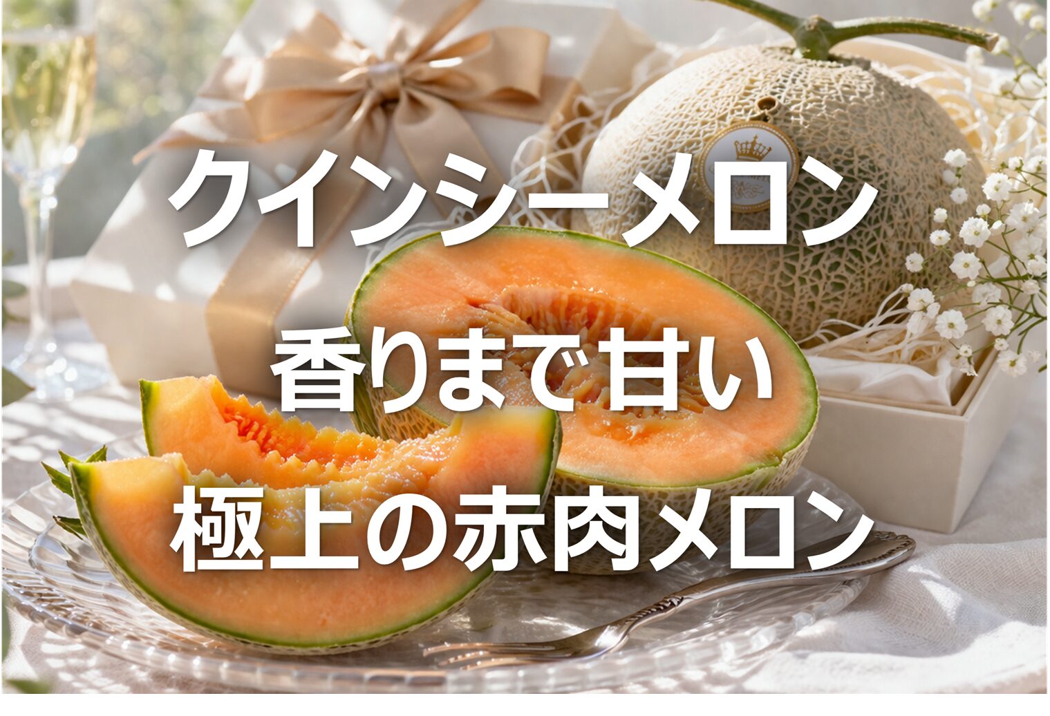 【クインシーメロン】茨城名産・旬の時期・特徴・見分け方