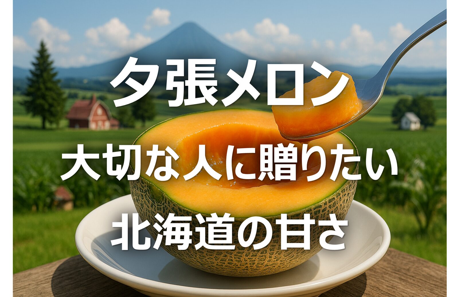 【夕張メロン│北海道名産のご褒美フルーツ】旬の時期・特徴