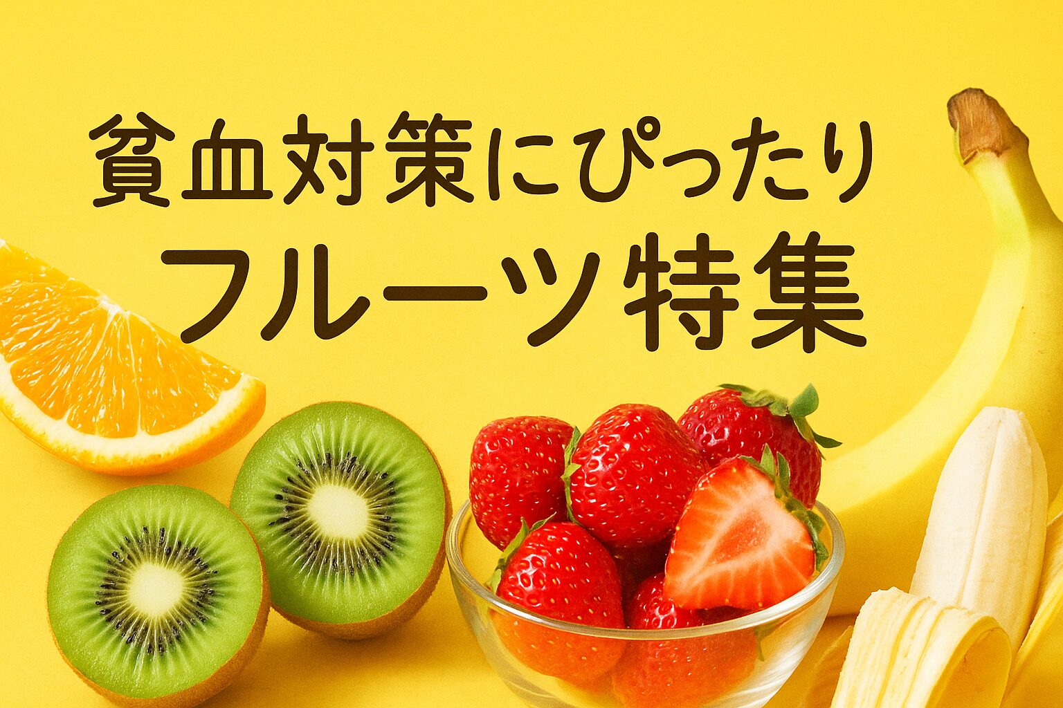 【貧血対策予防】おすすめフルーツ果物特集│鉄分・ビタミンC