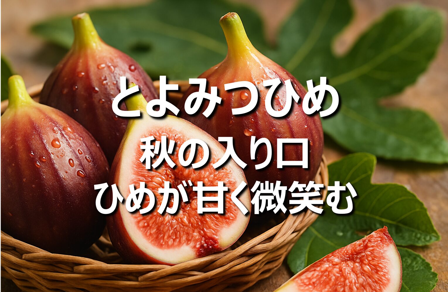 【とよみつひめ│絶品いちじく】福岡名産、旬の時期、特徴・食べ方