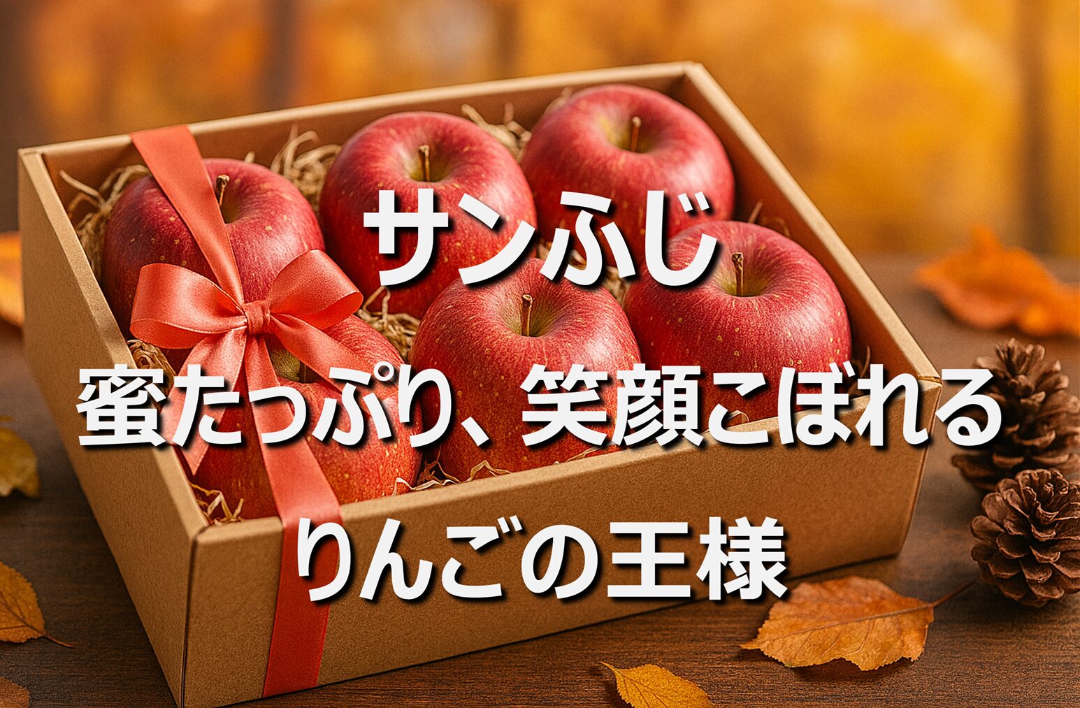 【サンふじ│秋冬のりんご】青森名産・旬の時期|蜜入りで香り豊か