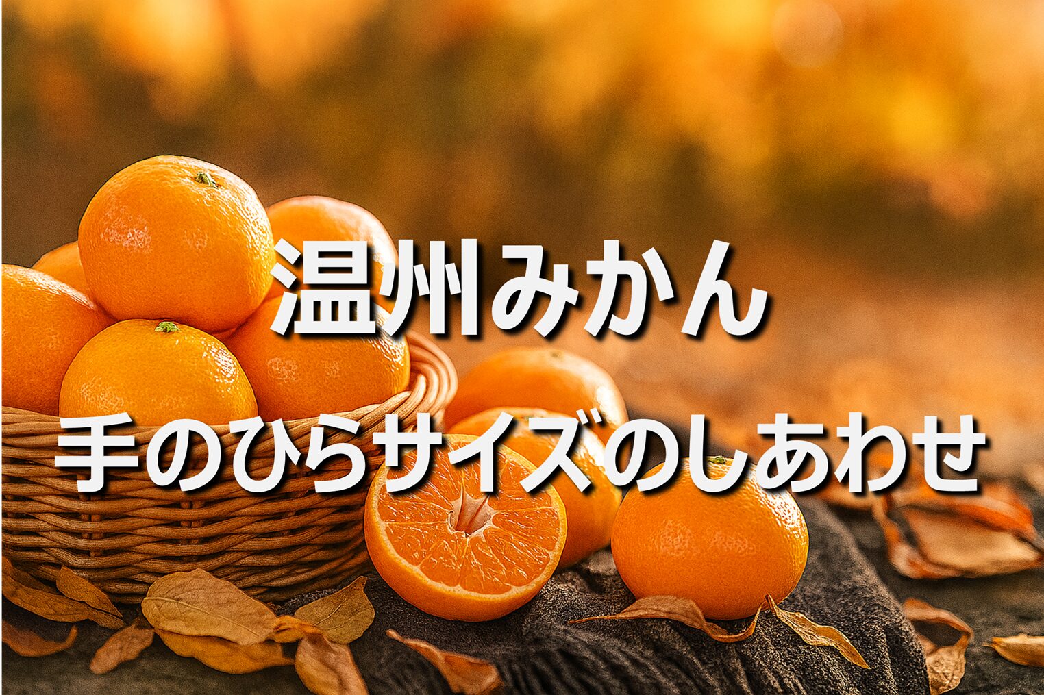 【温州みかん】和歌山名産・旬の時期・品種の特徴|美容と健康