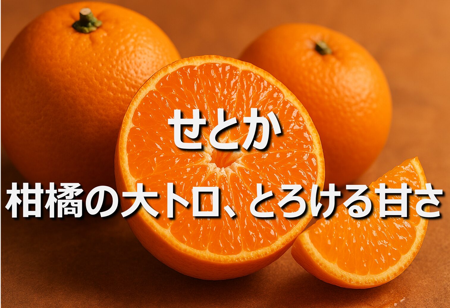 【せとか│甘さが際立つ高級柑橘】愛媛名産・旬の時期・徹底ガイド