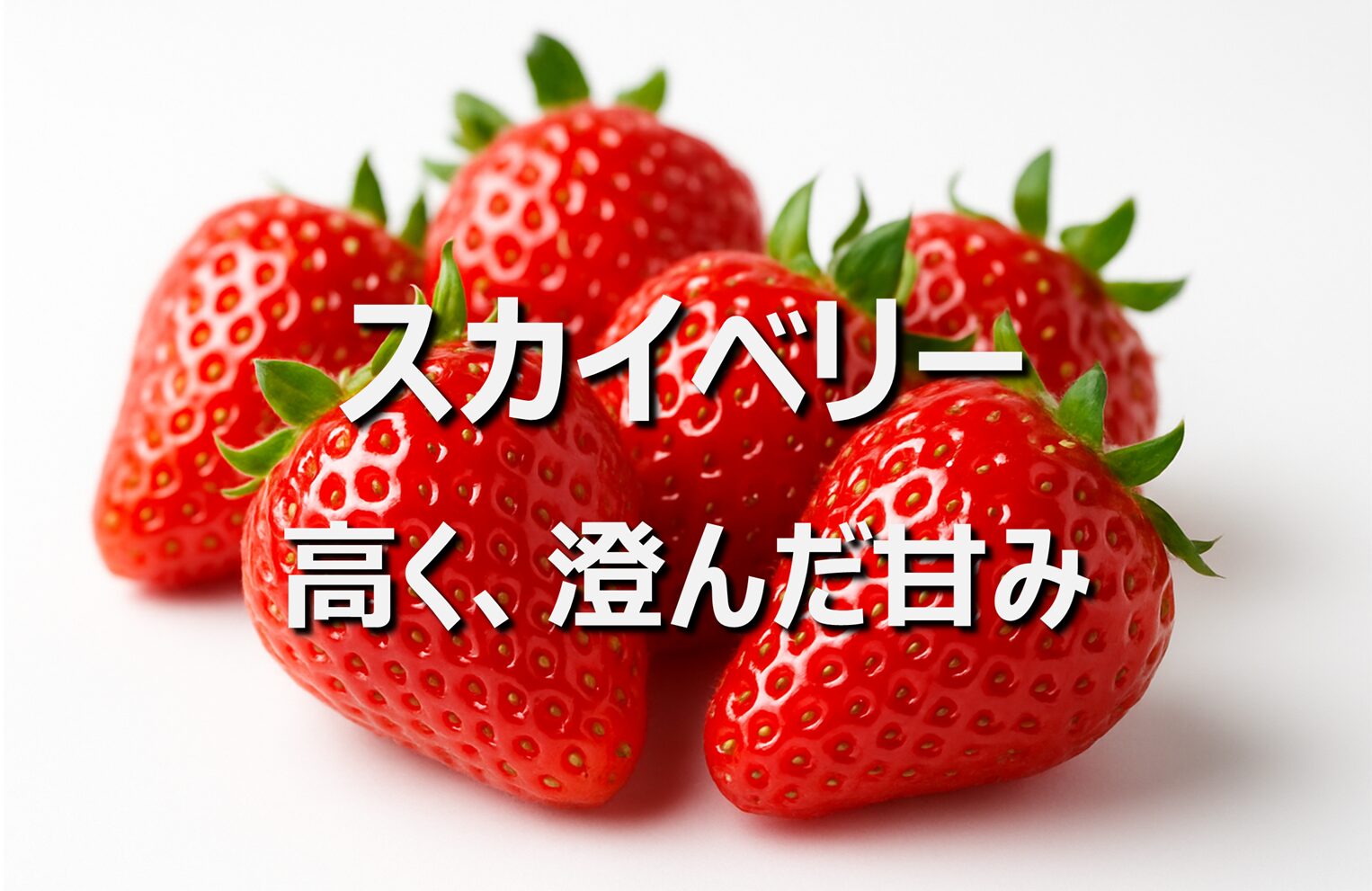 【スカイベリー】栃木名産・旬の時期│華やかな香り・上品な甘さ