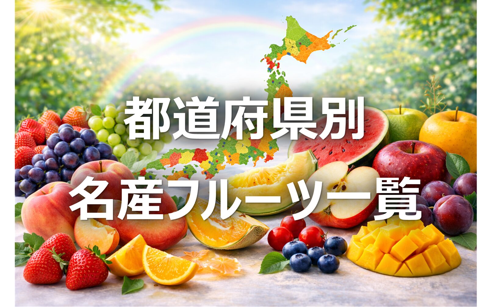 【都道府県別フルーツ名産地一覧】旬と特産果物ガイド