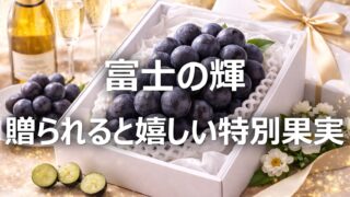 【富士の輝│次世代ぶどう】山梨名産・旬の時期・他品種と比較