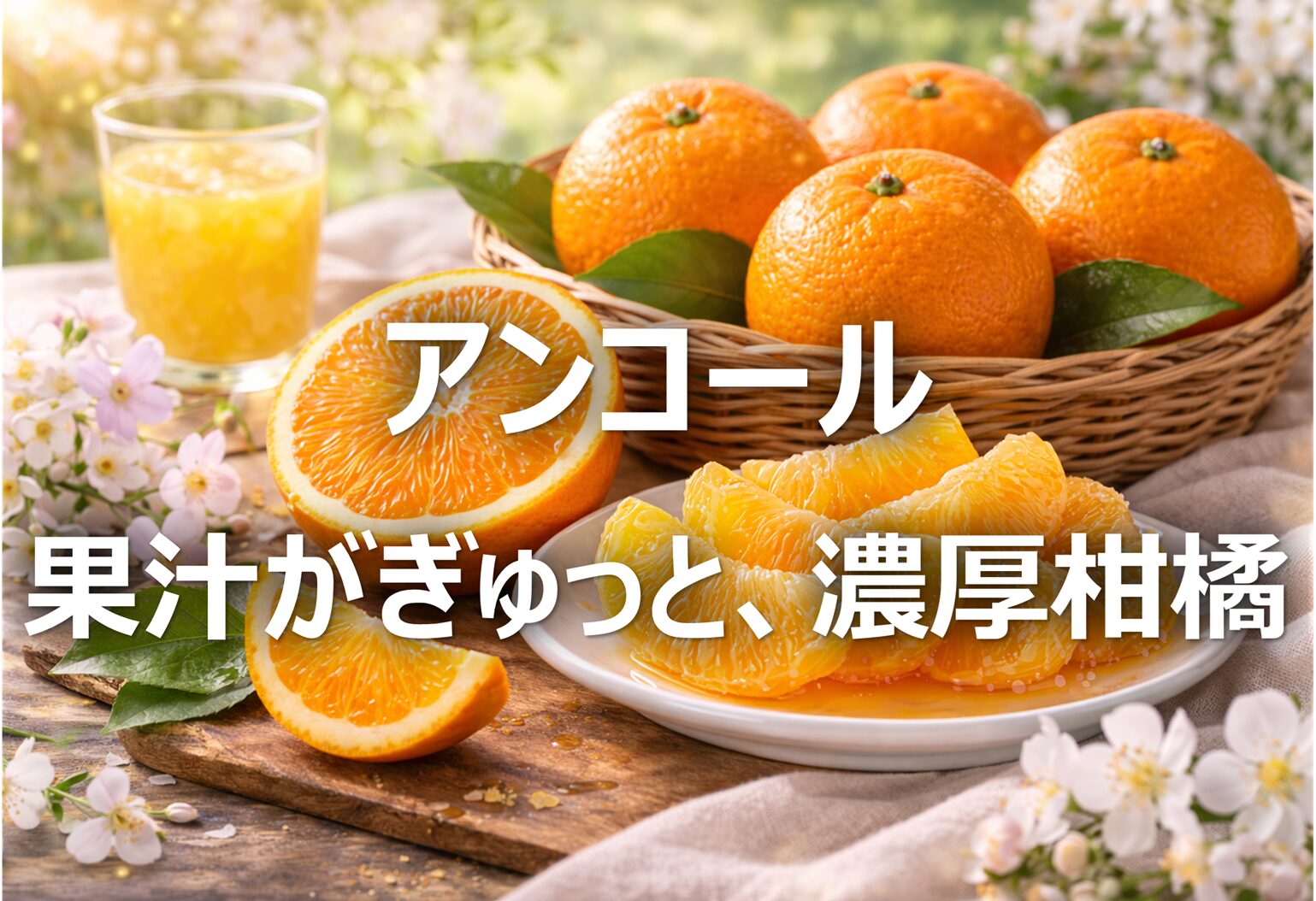 【アンコール│冬限定の高級柑橘】愛媛名産・旬の時期・選び方