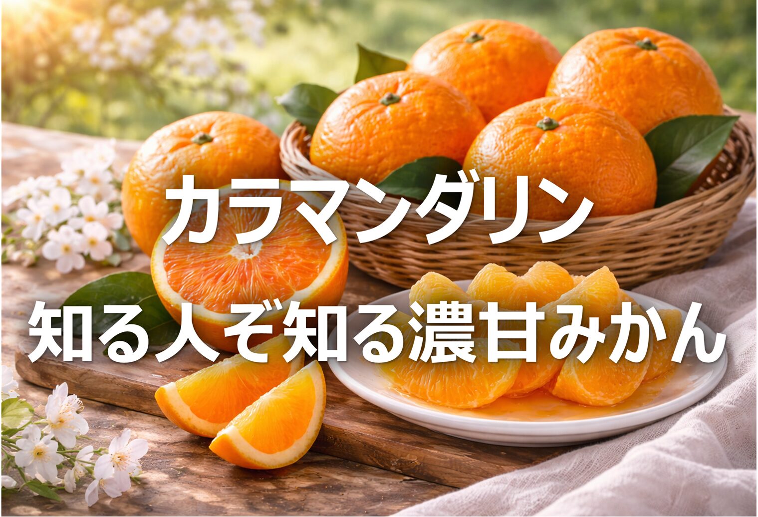 【カラマンダリン│春柑橘】愛媛名産・旬の時期・特徴・選び方