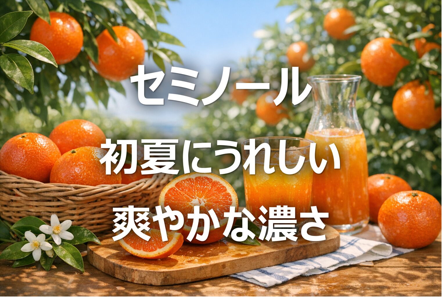 【セミノール│柑橘】和歌山名産・旬の時期・特徴・食べ方を解説