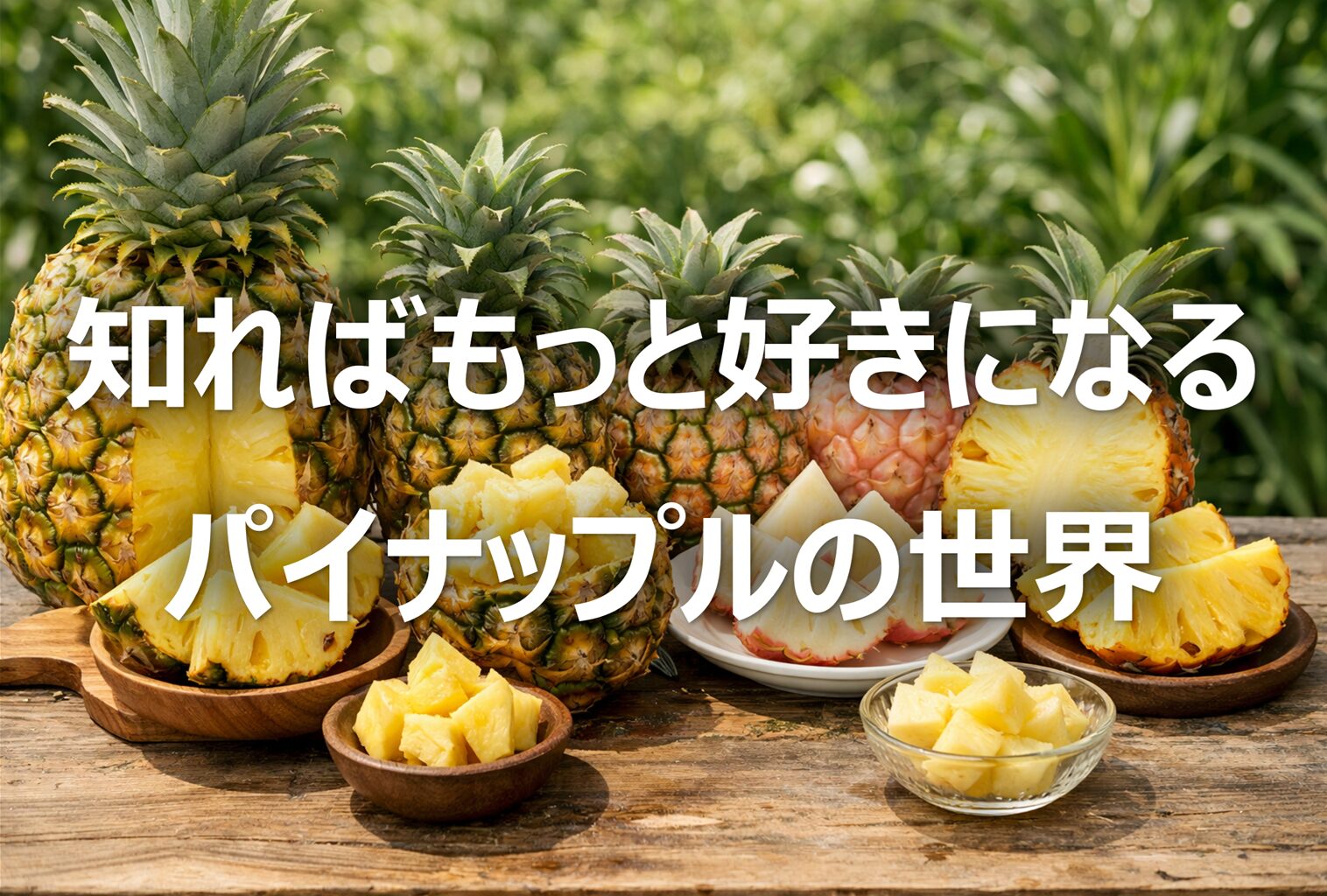 パイナップルの品種一覧｜旬・特徴・甘さの違いを徹底比較